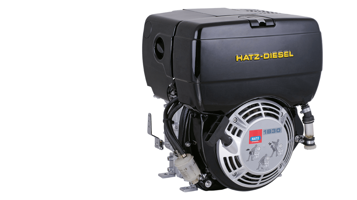 MOTOR HATZ INDUSTRIAL DE VELOCIDAD VARIABLE, ARRANQUE ELECTRICO - 1B20XES