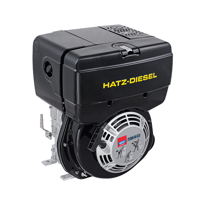 MOTOR HATZ INDUSTRIAL DE VELOCIDAD VARIABLE, ARRANQUE ELECTRICO Y MANUAL - 1B40UXES