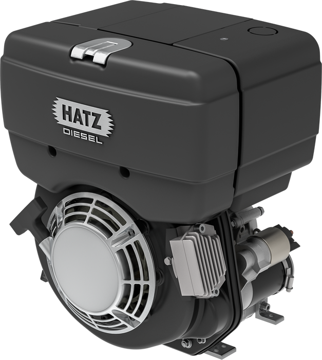 MOTOR HATZ INDUSTRIAL DE VELOCIDAD VARIABLE, ARRANQUE ELECTRICO Y MANUAL - 1B50UXES