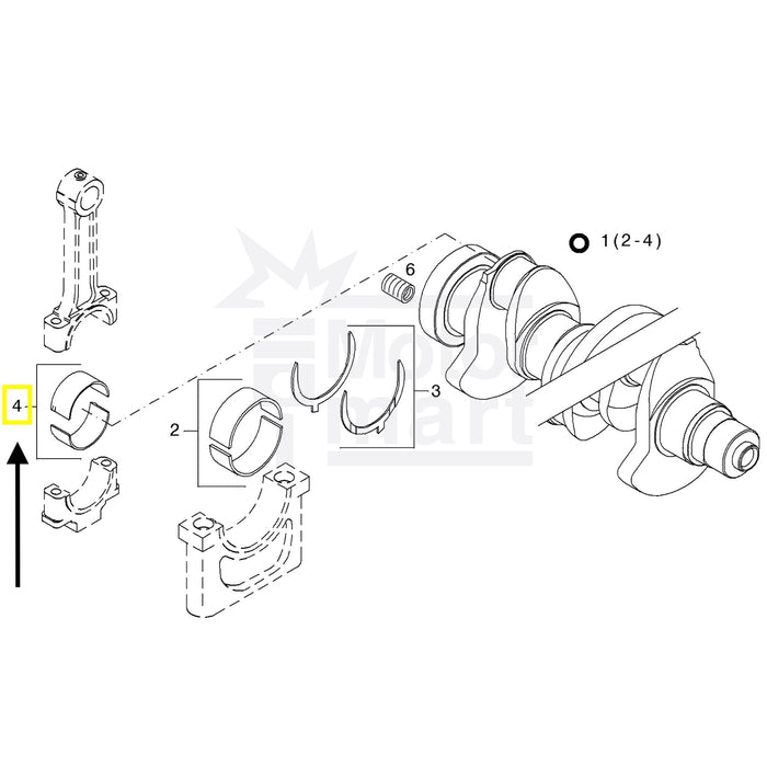 Cojinete de biela std - d427-0252-deutz