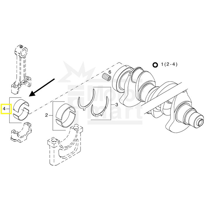 Cojinete de biela std - d427-0255-deutz