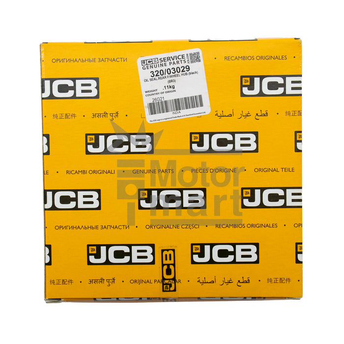 Sello de aceite trasero (negro) (BR3) - jcb320/03029