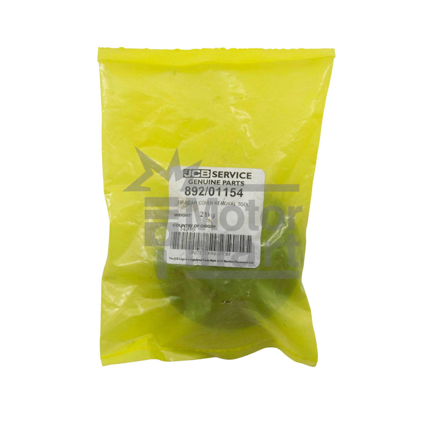 Herramientas para extracción de tapa de engranajes jcb892/01154 — Motor